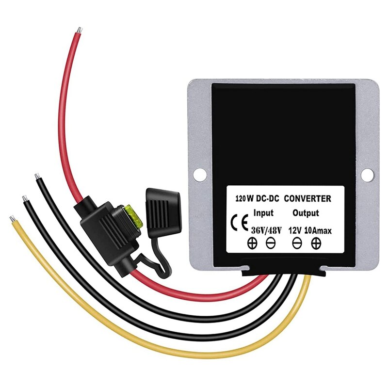 Convertisseur de tension 36V 48V à 12V 10a, régulateur de tension pour voiturette de Golf, transformateur étanche, -120W