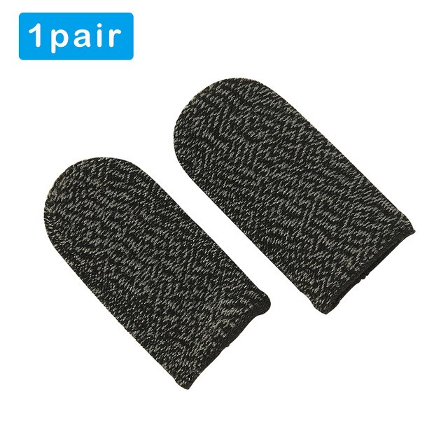 2/1pairs Breathable Game Controller Finger Cover Proof Non-Scratch Sensitive Tablet Screen Touch Gloves Thumb Sleeves for PUBG: f 1 Pair