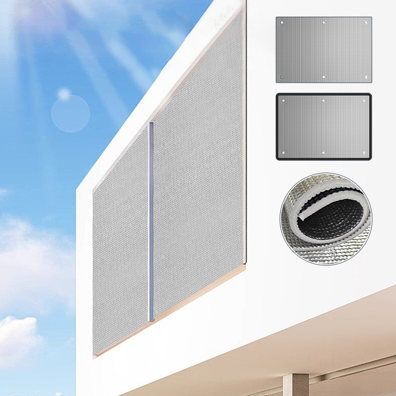 Window Sun Shade Film Home Sunshade Protector Pad Indoor Aluminum Foil Insulation Film House Anti-UV Sun Protection Pad