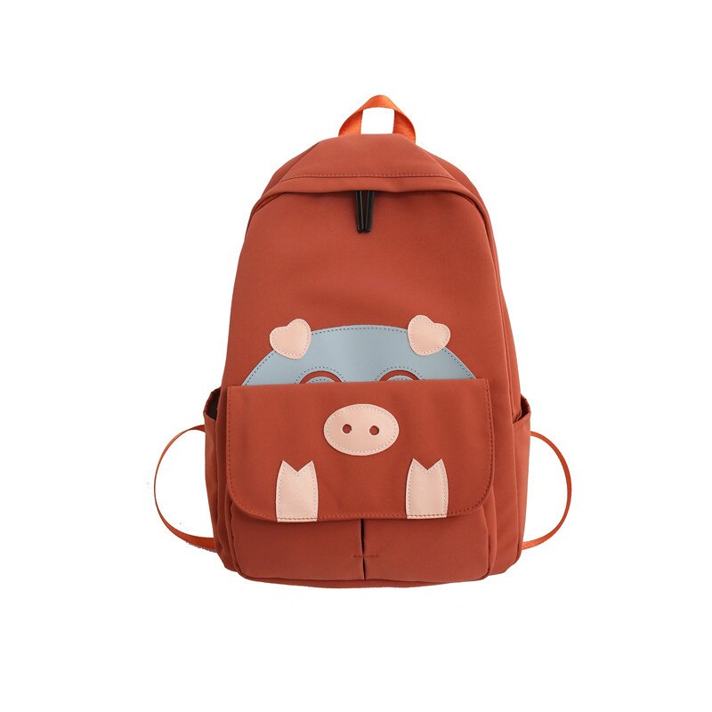 Rucksack Frauen Neue Heiße Schwein Schulter Taschen lässig Adrette Nette Leinwand Schule Rucksäcke für Teenager Mädchen