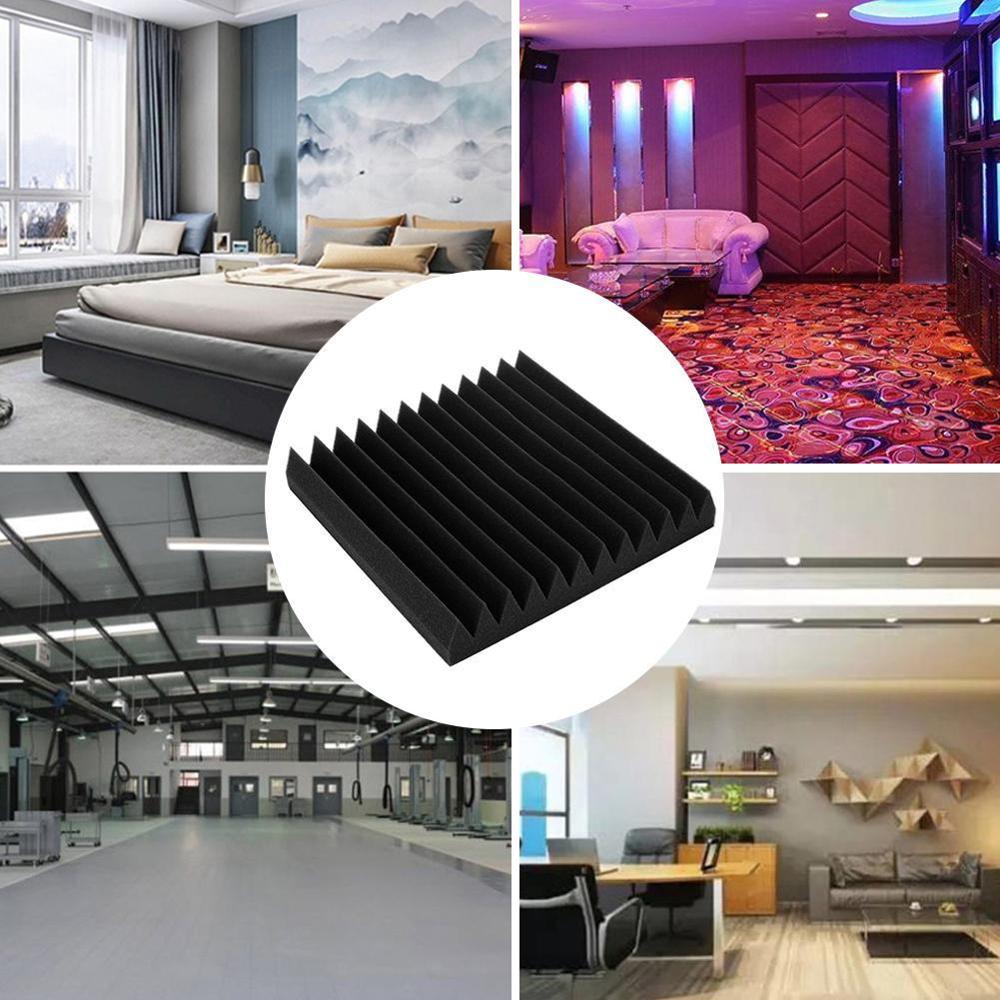 Dźwiękochłonne studio akustyczne absorbujące ścianę z pianki klinowej 12 "robić paneli dźwiękowych płytki studyjne 1" x 12 "x odpowiednie Q2C2