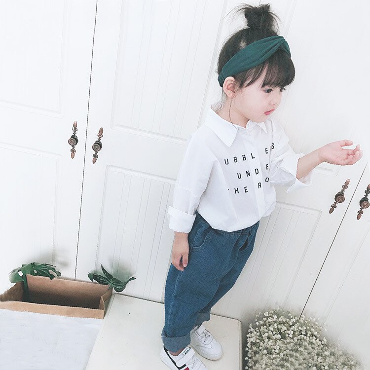 Mærke børnetøj drenge og piger jeans forår sutum børn casual jeans bukser baby bukser børn denim bukser