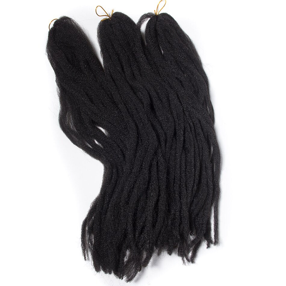 QP Haar Gehaakte Marley Vlecht Hair Extensions 18 Inch 30 Wortels Afro Kinky Synthetisch Marley Haar Voor Vlechten