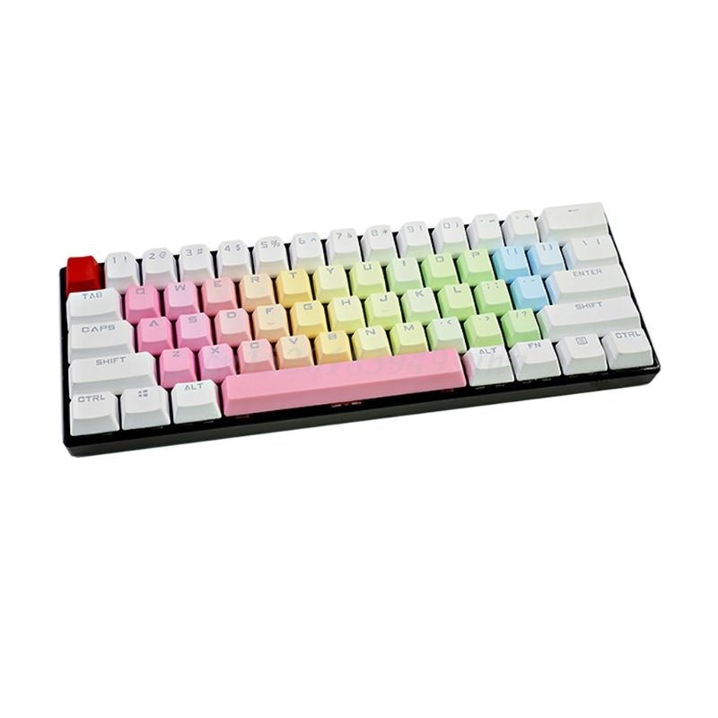 RGB PBT 35 Keys OEM Double Shot Backlit Keycaps for Cherry Mechanical Keyboard