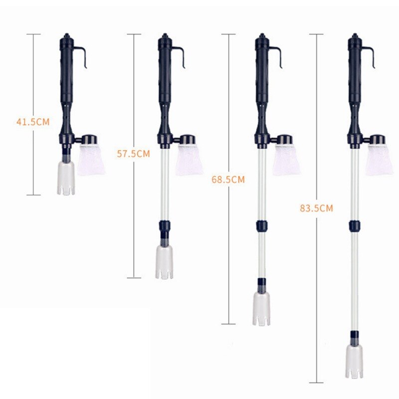 Electric Aquarium Gravel Cleaner Fish Tank Water Change Pump Aquarium Cleaning Tool Water Changer Filter Pump Pet Supplies