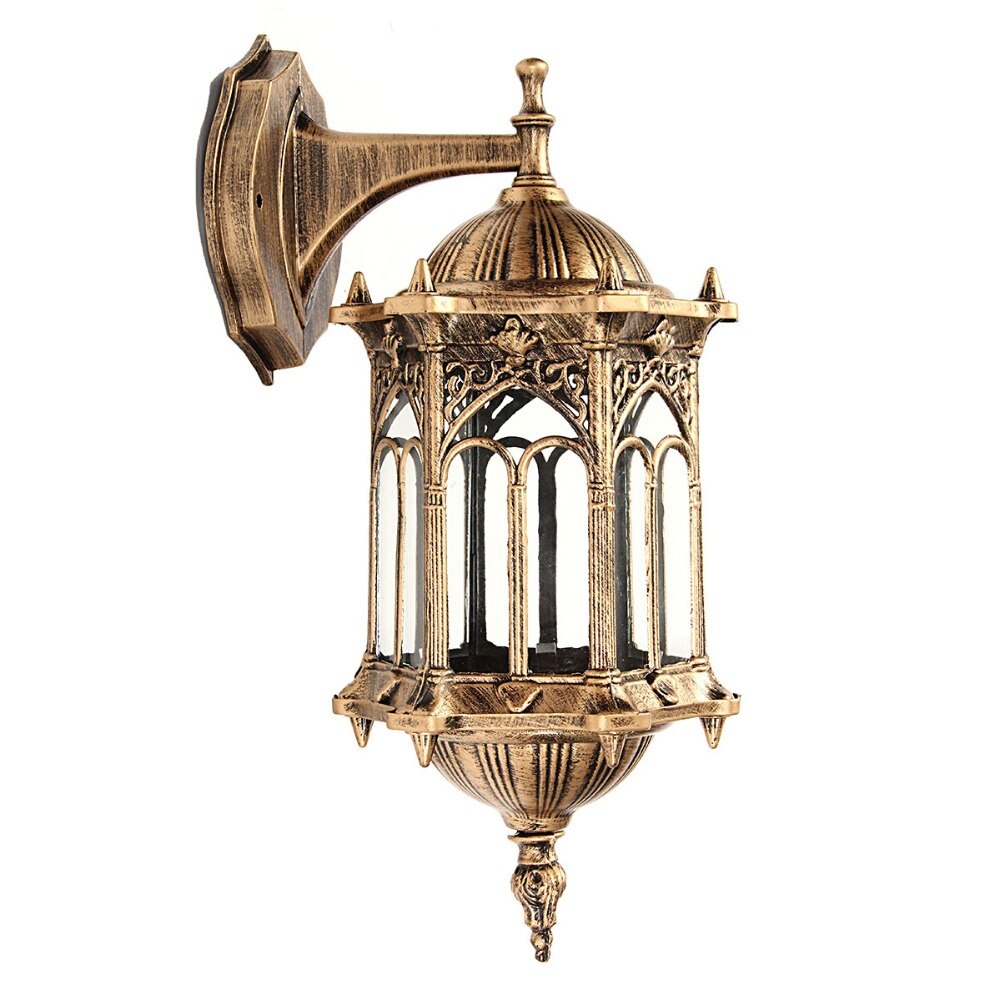 Wandlamp Lantaarn Buitenlamp Groen 0,34 m - Nostalgiepalast Nordhorn