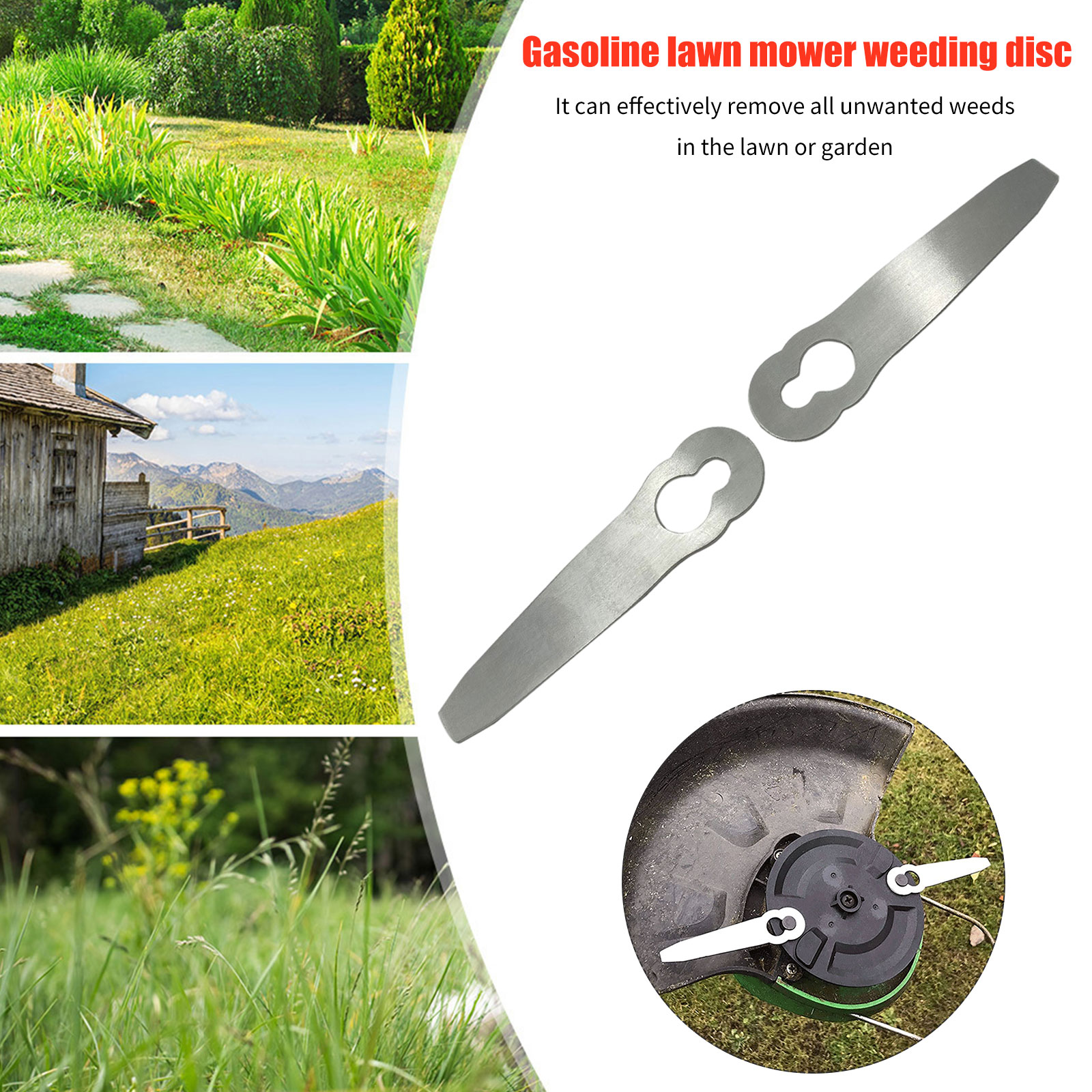 Stainless Steel Replacement Blades Spare For Stihl Polycut 2-2 FSA 45 Trimmer Lawn Mower Accessory Garden Power Tool For Garden