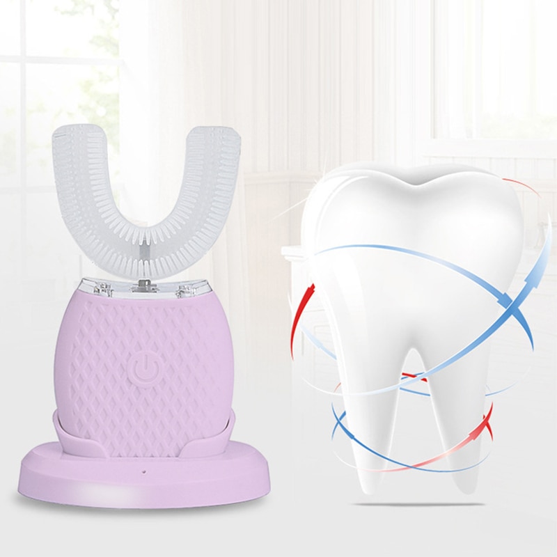 Sonic Volwassen Elektrische Tandenborstel Wireless 360 Graden Orale Tanden Automatische toothBrsush Intelligente Automatische Elektrische Tand
