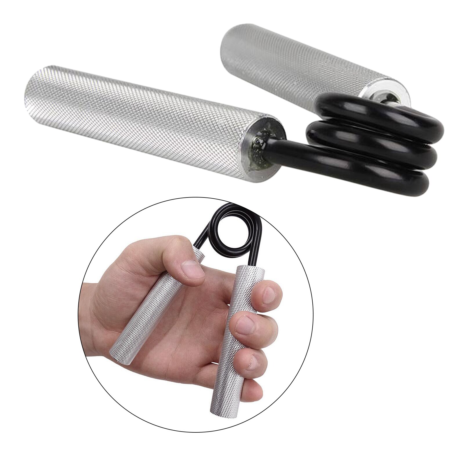 Hand Grip Strengthener - Hand Gripper Exerciser, Strengthen Grip, Hand Squeezer, Steel Handle