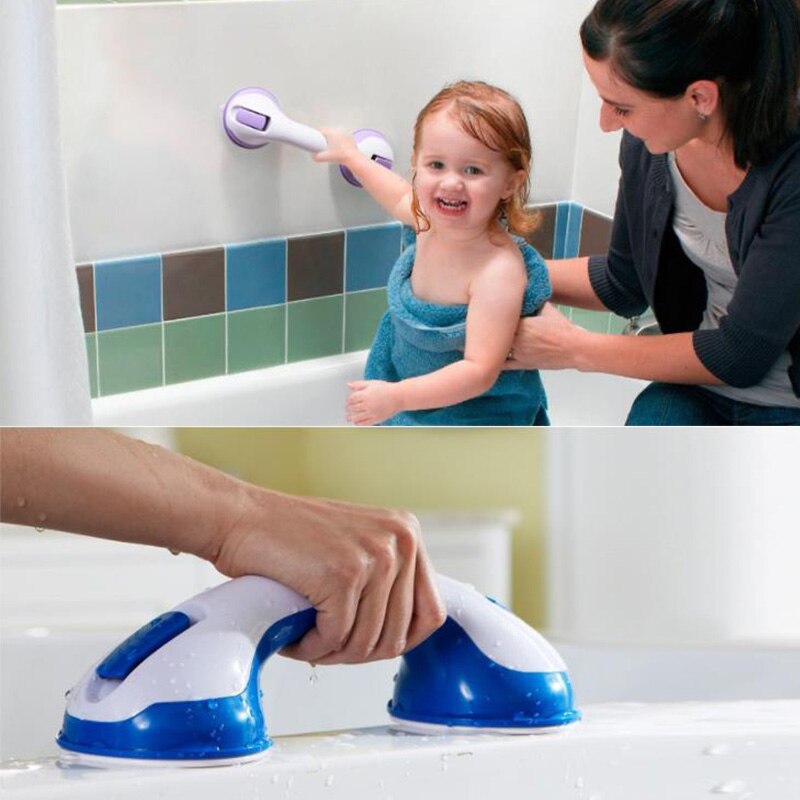 Bathroom Handrail Suction Cup Non-slip Safety Hand Rail Support Balance Bar Assist Bath Handle TSH Shop
