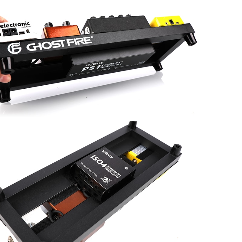 Geist Feuer Sieger Aluminium Gitarre Effekt Pedal mit Tragen Tasche V-Baby-B Pedal Gremium