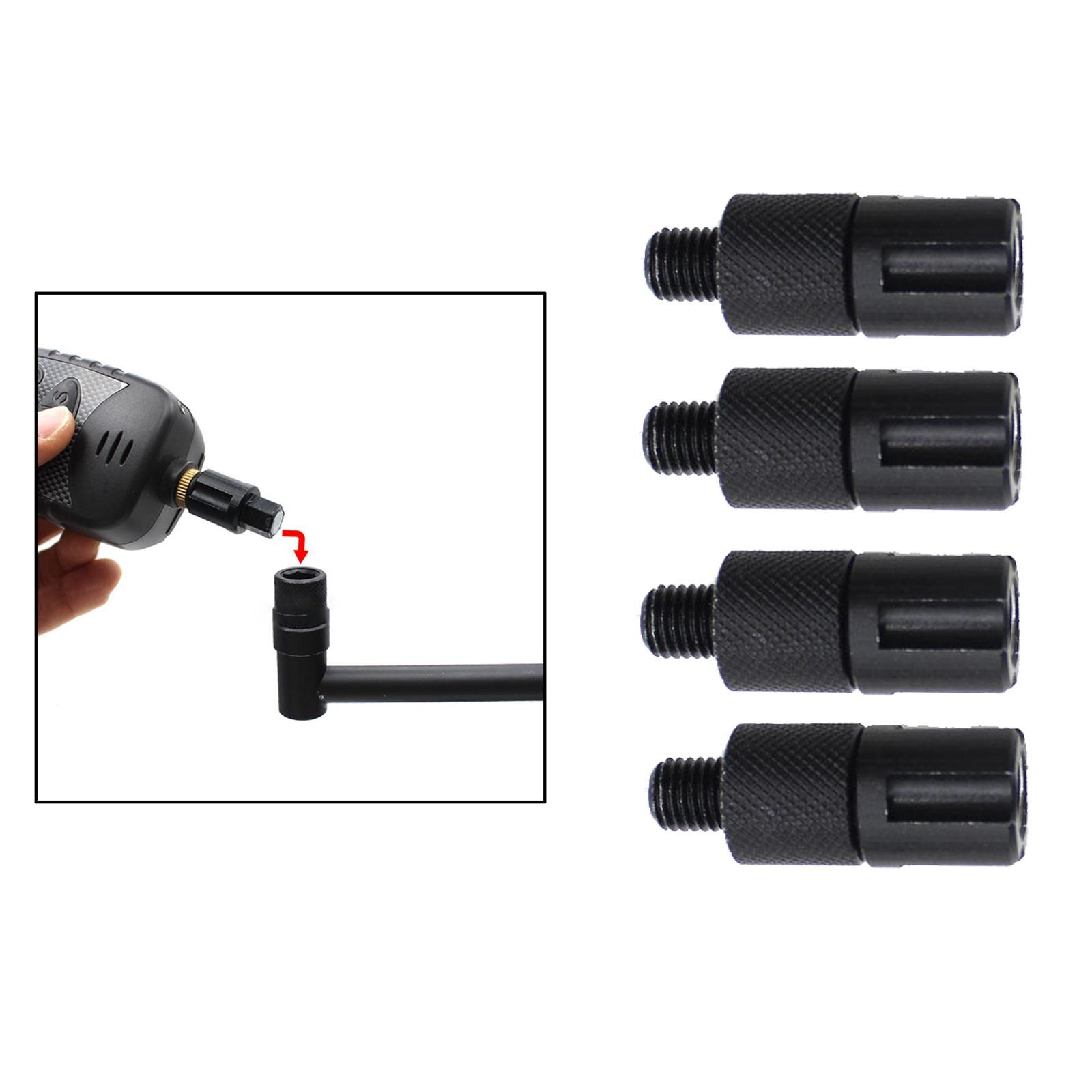 4 Pieces Carp Fishing Alarm Adapter Quick Release Connector Fishing Rod Pod Bank Sticks Fishing Tackle Magnetic Adaptor