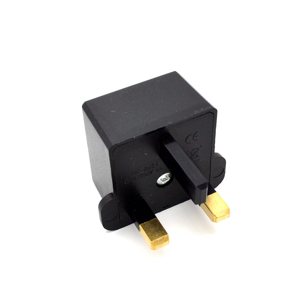 10pcs Euro &amp; US 2 Pin To 3 pin UK Traveller Conversion Plug Adaptor For Malaysia