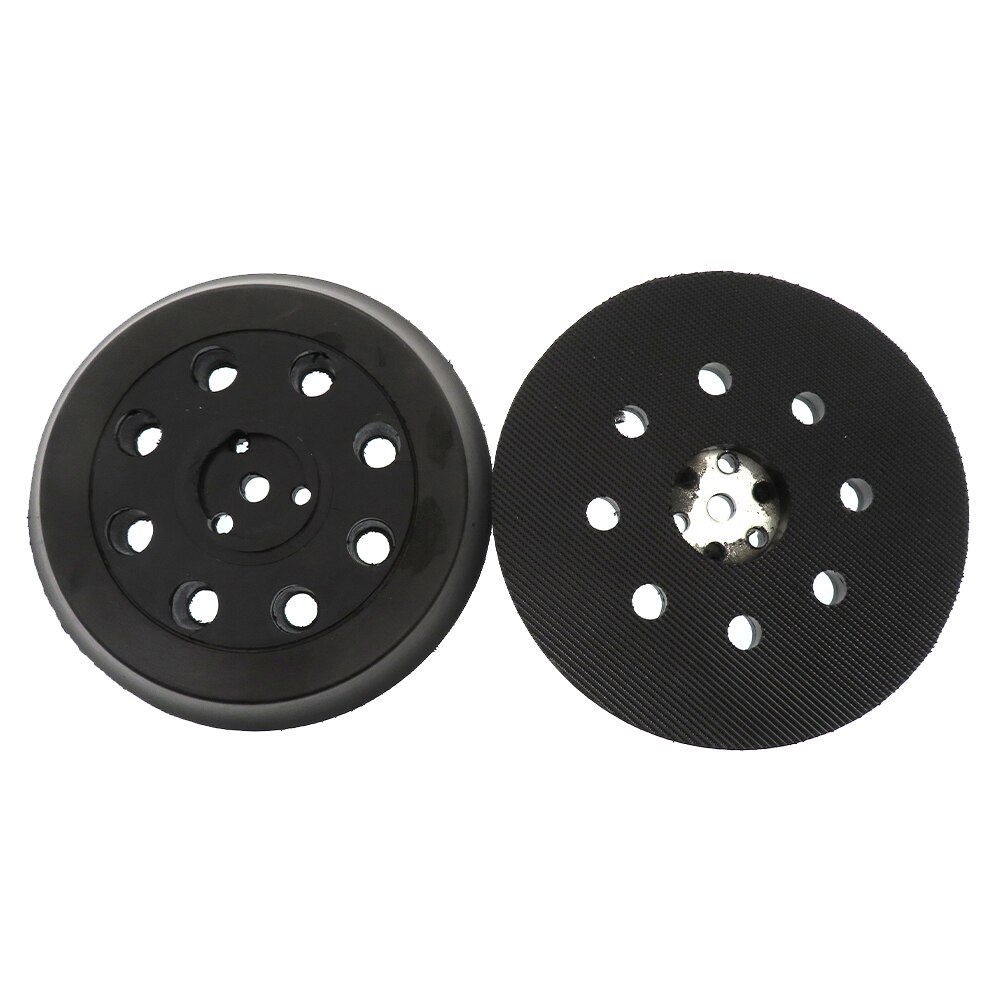 Placa de respaldo para lijadora, repuesto de gancho y bucle de 5 pulgadas y 9 agujeros, almohadilla de lijado de 125MM para herramientas eléctricas abrasivas RS032 y RS031: 2 Pcs