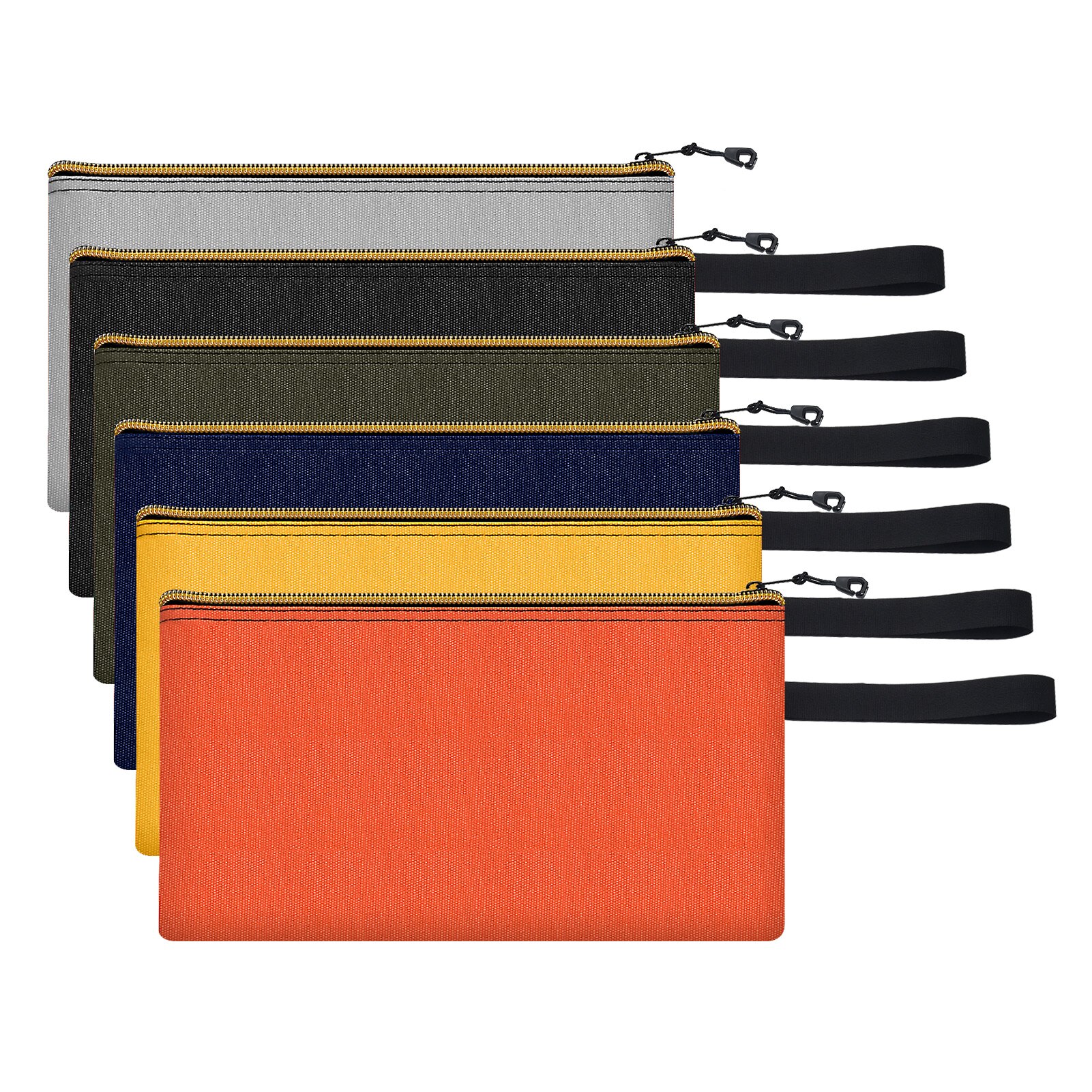 Large Capacity Heavy Duty Multi Purpose Home Storage Pouch Universal Tool Bag Durable Canvas Travel Organizer Zipper Closure: C