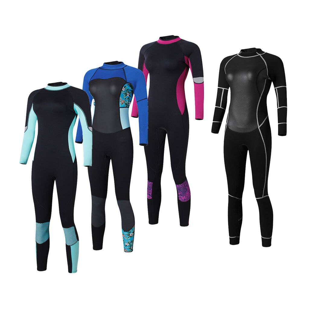 Muta da donna 1.5mm Full Body con cerniera posteriore manica lunga UPF 50 UV protezione solare muta da donna Super elasticizzata