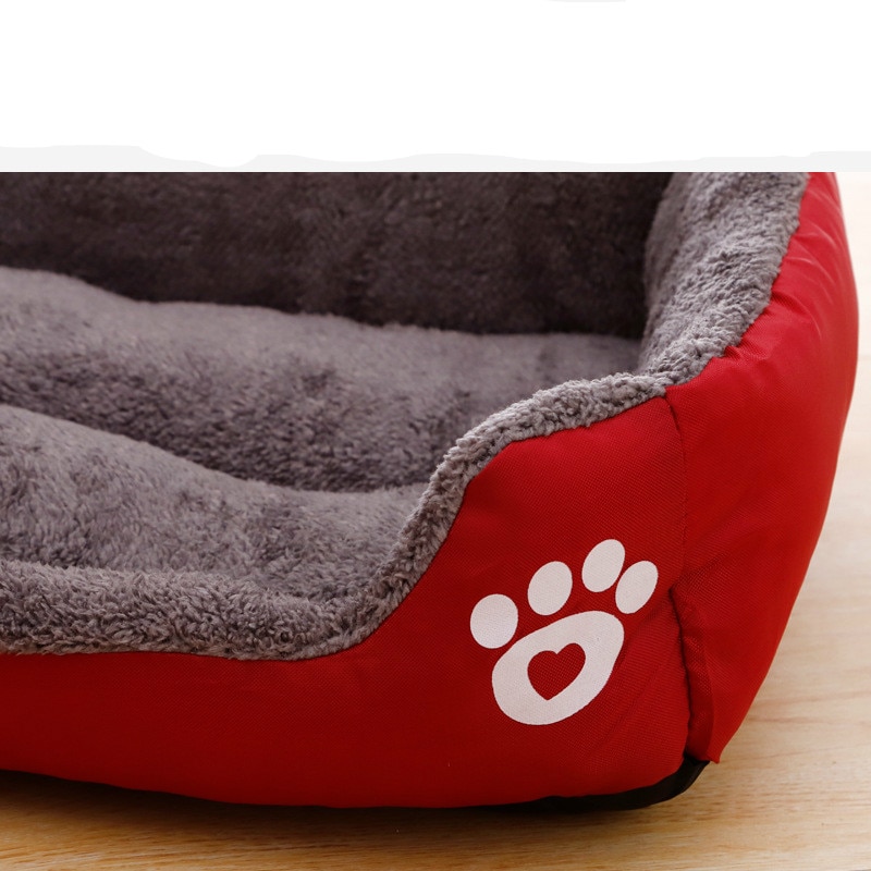 Huisdier Grote Hond Bed Warm Huis candy-kleurige Vierkante Nest Huisdier Kennel Voor Kleine Medium Grote Honden Kat Puppy plus Size Hond Manden