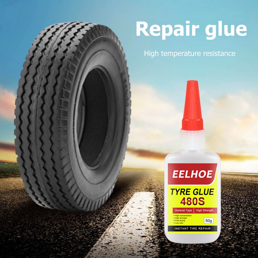 30g/50g Multi-Purpose Car Rubber Repair Tire Glue Tyre Shoes Repair Adhesive Gel Super Glue Sealer Window Seal Tire Repair Glue