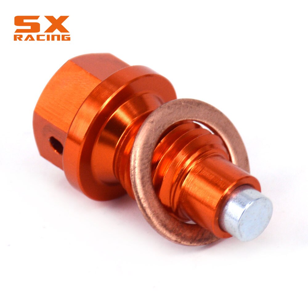 M12*1.5 Magnetic Frame Oil Drain Plug Bolt Screw For KTM SX XC XCF XCW SXF EXC EXCF 125 200 250 300 350 450 530 SMR Duke 450-690