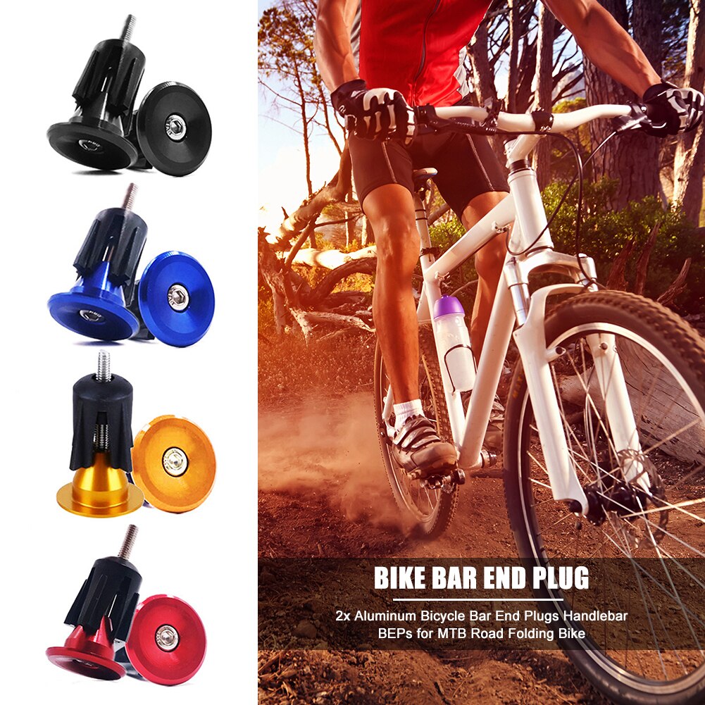 Fiets Bar End Pluggen Outdoor Cycli Fietsen Aluminium Stuur Beps Voor Mtb Road Vouwfiets Onderdelen