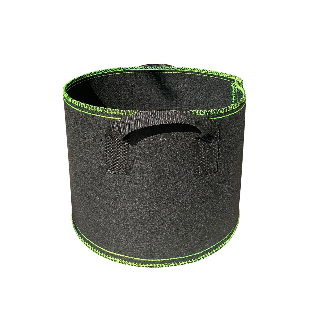 Ikke vevde tre stoff potter vokse bag rot beholder plante pose svart hånd med plante blomster potte fiberduk poser vokser kultur: 25 x 22