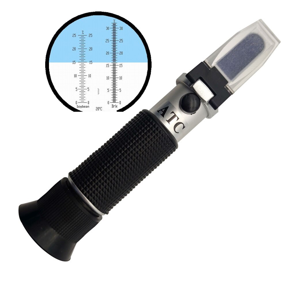 RHM-613ATC Soybean Milk Refractometer with Plastic Retail Box and ATC Function