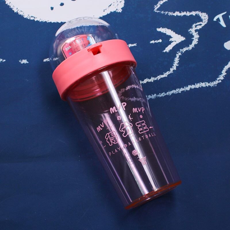 Gros basket-ball tir bouteille d'eau mignon couleur hommes et femmes bouilloire courrier gratuit enfants Drinkware: pink