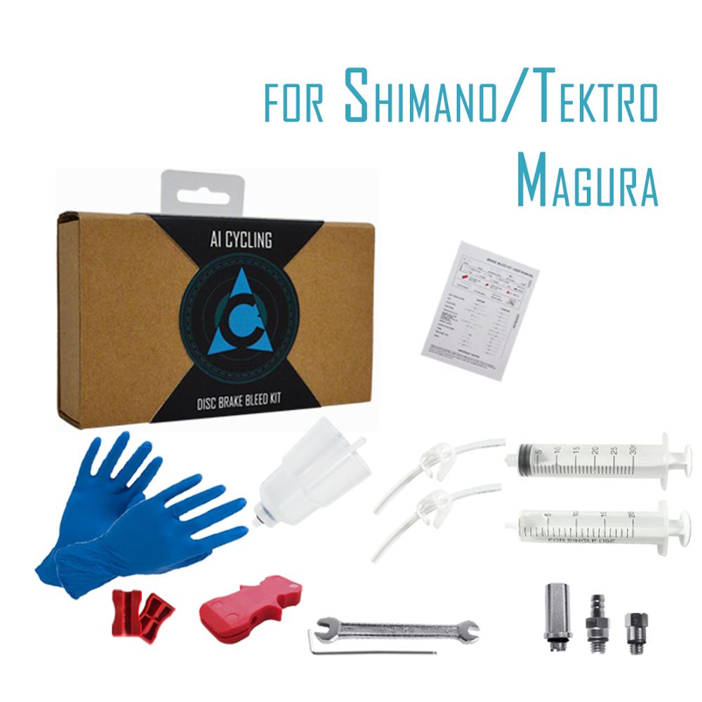 Bicycle Bleed Kit Hydraulic Disc Brake tool for SHIMANO AVID SRAM MAGURA ZOOM FORMULA HAYES NUTT Brake: FOR SHOMANO