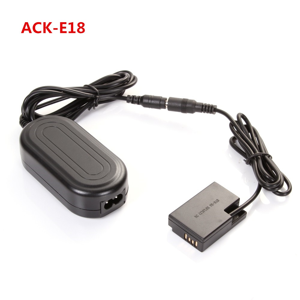 ACK-E10/ACK-E8/ACK-E18/ACK-DC40/EH-67/ACK-E6/ACK-E5/AC-PW20/DMW-AC8 adaptateur secteur pour Canon Nikon