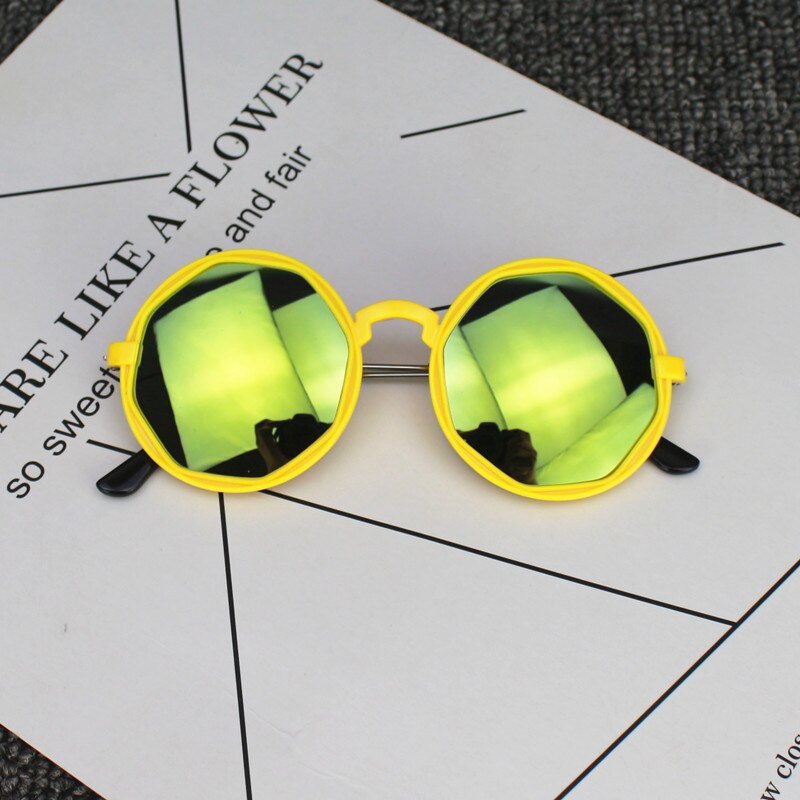 Børn reflekterende solbriller piger dejligefarvede solbriller børn streetwear solbriller drenge legetøj søde briller