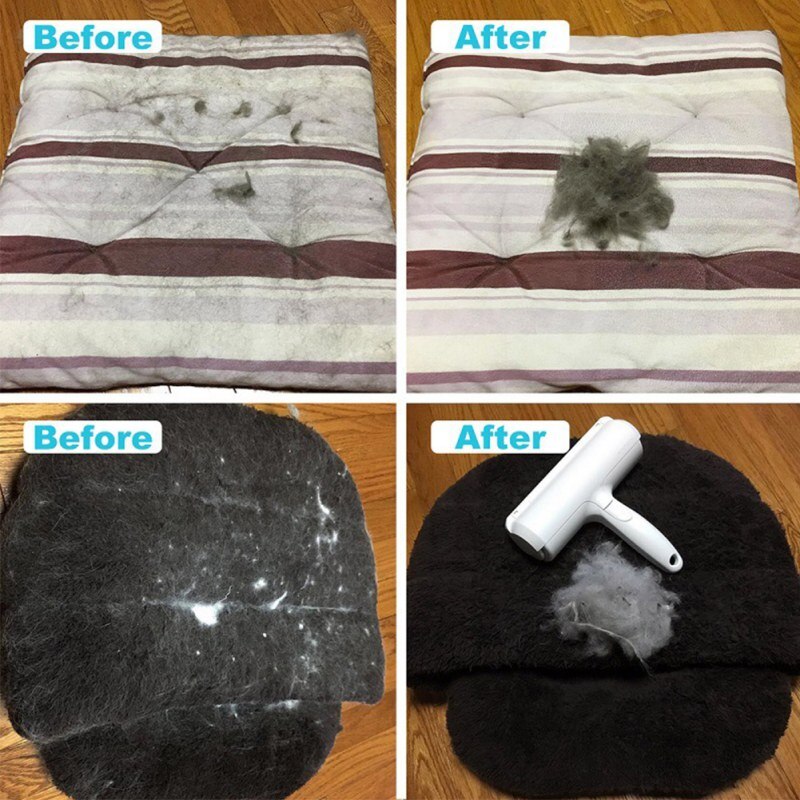Huisdier haarverzorging katoen wol roller Herbruikbare pet haar reiniging sticky haar borstel tapijt tapijt cleaner pet conditioner