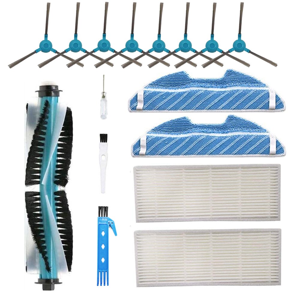 Kit de accesorios para Cecotec Conga 1490 Conga 1590, cepillo principal, filtro HEPA, Robot, piezas de recambio, aspiradora, fregonas de Cepillo Lateral