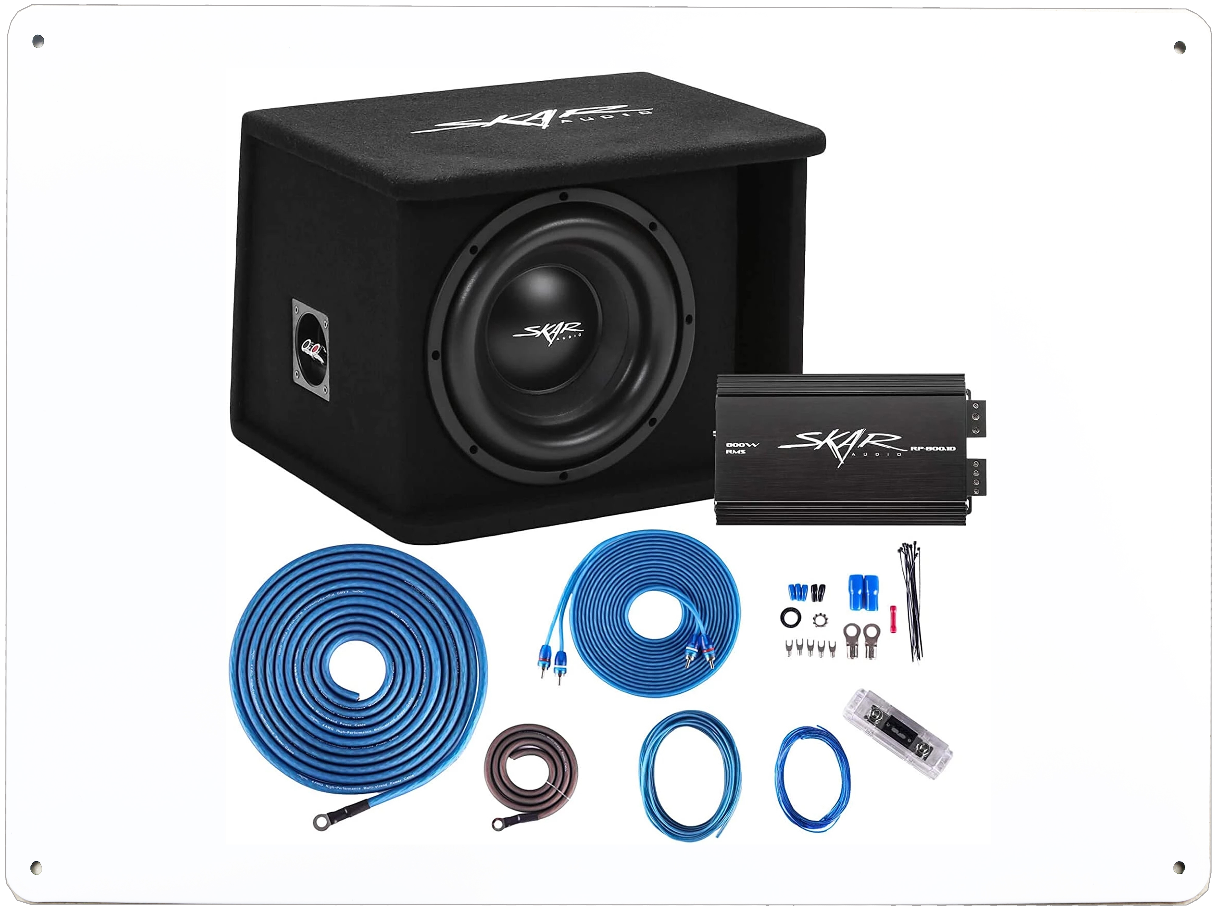 low price Skar Audio Single 10" Complete 1, 200 Watt Sdr Series Subwoofer Bass Package Loaded Enclosure