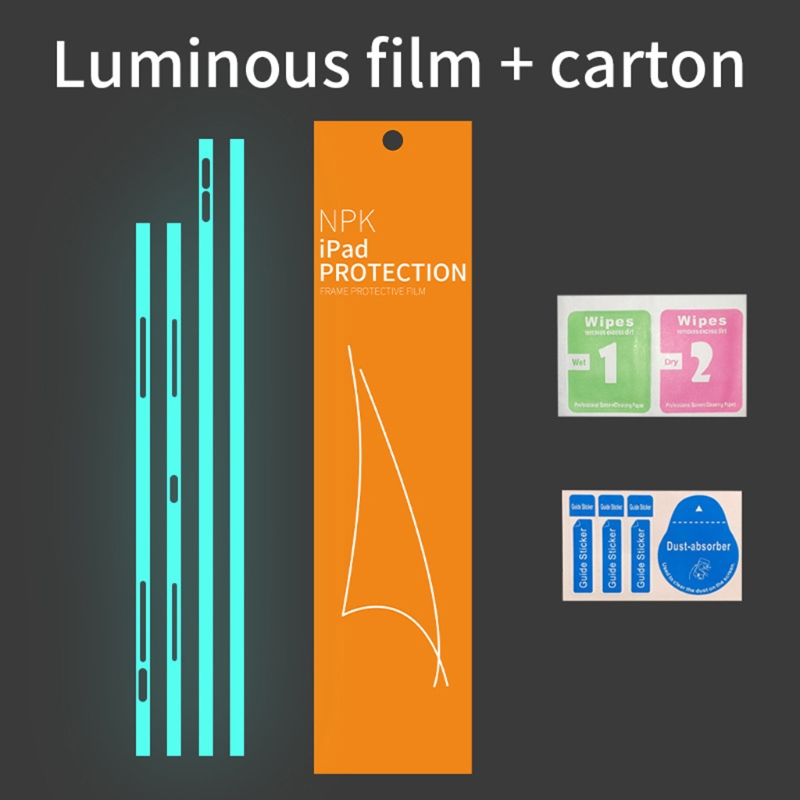 Tablet Frame Protector Film Luminous PVC for ipad Series Side Films Compatible Mini 6 Pro Anti Scratches: pad pro 2021 11 wifi