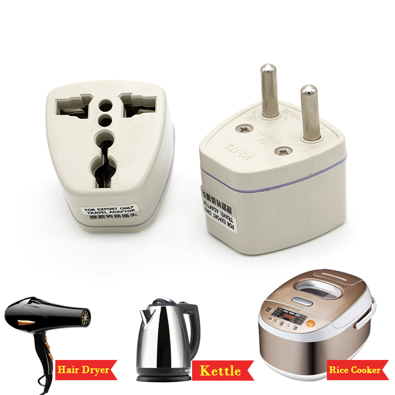 Europese Standaard Universele Reizen Conversie Plug 2500 W High Power Apparaten Eu Adapter Italië Griekenland Noorwegen Zuid-korea Spanje