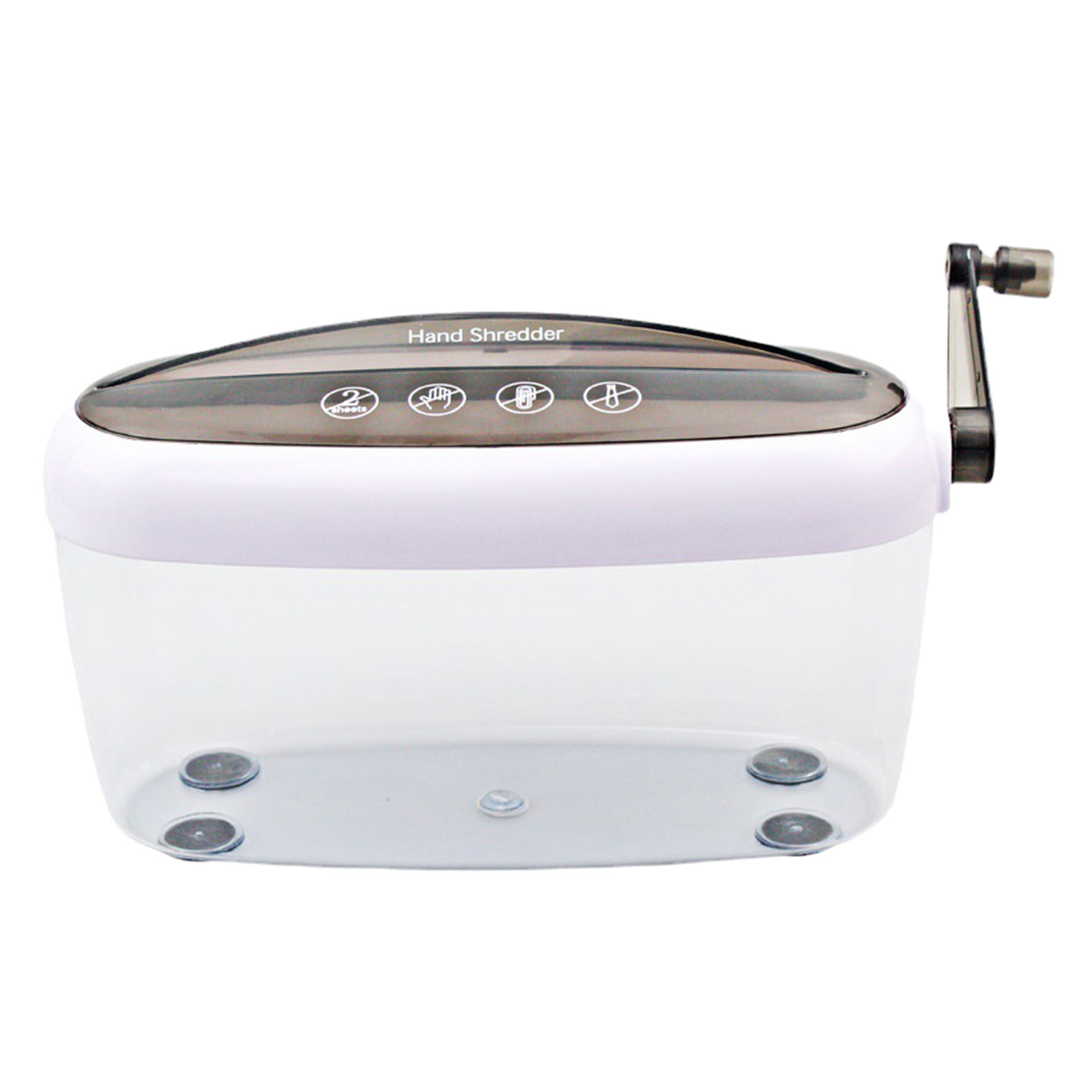 A4 Mini Hand Crank Shredder Crusher Paper Documents Cutting Machine Office Home Manual Paper Shredder