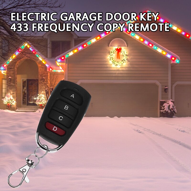 1Pcs 433MHz Wireless Copy Remote Control Garage Door Remote Control Backup Remote Key Clone Smart Remote Control