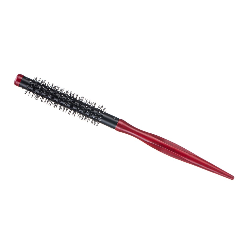 Mini Haar Runde Pinsel Rolle Kamm Haarbürste für Salon Frisur Professionelle Tragbare Friseur Salon Styling Werkzeuge 10mm