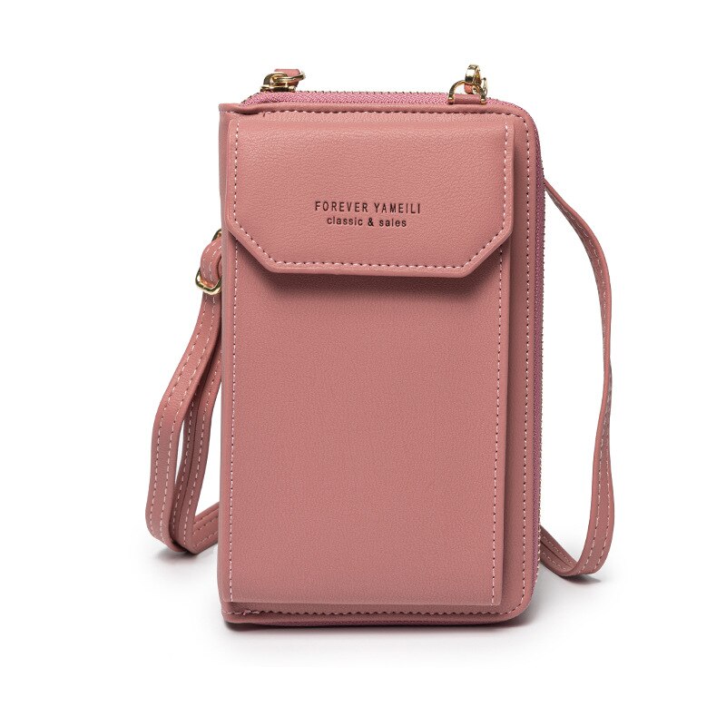 Luxe Handtassen Vrouwen Tassen Crossbody Bag Vrouw Portemonnee Koreaanse Stijl Mobiele Telefoon Tas Vrouwen Kleine Messenger Bags: Deep Pink