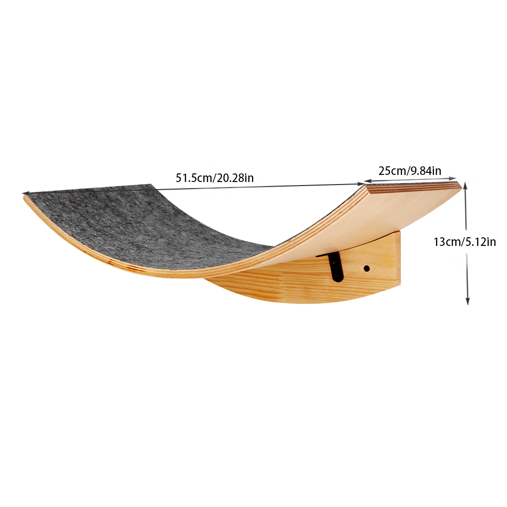 Panier mural en bois pour chat, étagère pour chat, lit de perche, hamac de couchage, grattage d'escalade, meubles muraux modernes pour chats: Rouge