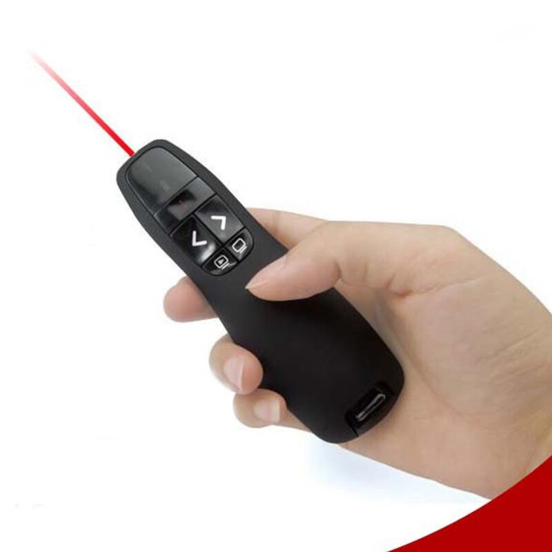Black 2.4Ghz for Logitech Wireless Presenter R400 with Red Pointer Pen WA