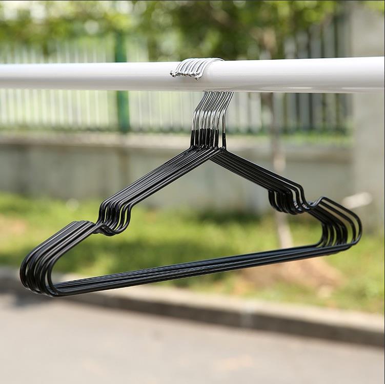 Med skridsikre riller tøjhest husholdnings rustfrit ståltråd jinsu bøjler voksen bøjle tør våd amfibie tøjhest: Sort