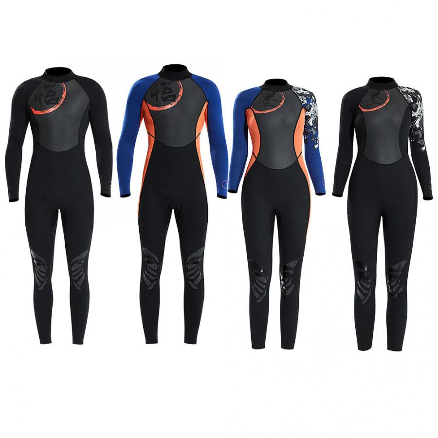 Duiken Pak 1.5 Mm Ademend Duiken Wetsuit Een Stuk Lange Mouw Unisex Surfen Zwemmen Zeilen Kleding Duikuitrusting