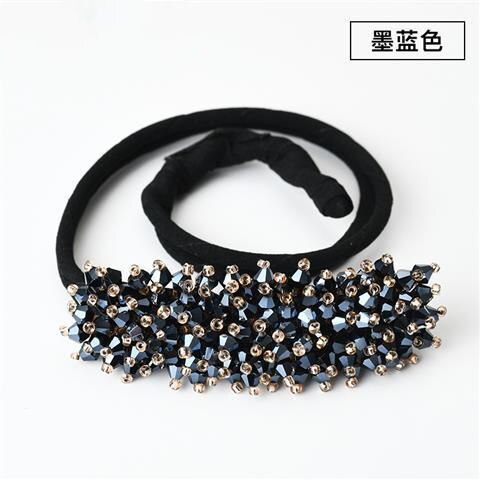 Pinza mágica para estilizar el cabello, rizador de cabello, herramienta de torsión, horquilla, instrumento de rizado femenino, accesorios para el cabello: Dark Blue