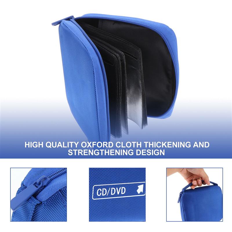 Sac de rangement résistant aux chocs pour CD et DVD, organisateur de CD Premium, organisateur de CD Durable