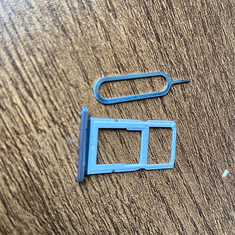 2/PCS Sim Card Tray Slot Holder For Huawei Y9S Socket Adapter Connector Replacement: Y9S sky blue