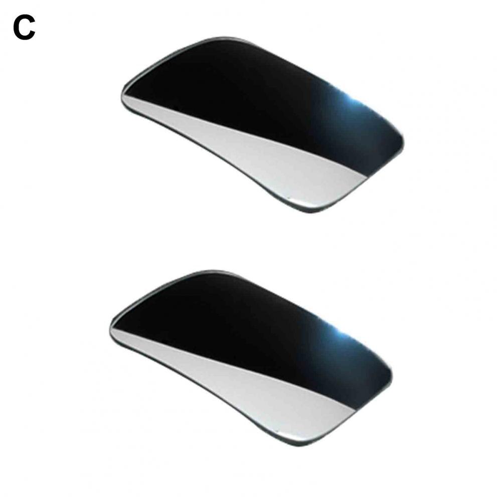 2Pcs/Set Side View Mirror Safe ABS Flexible 360 Degree Mini Side View Mirror Rear View Mirror for Auto: C
