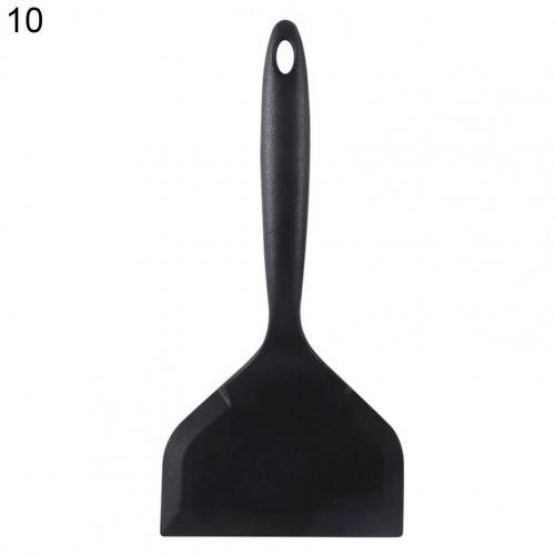 Silicone Kitchen Ware Cooking Utensils Spatula Beef Meat Egg Kitchen Scraper Wide Pizza Cooking Shovel Baking Spatula Shovel: 10