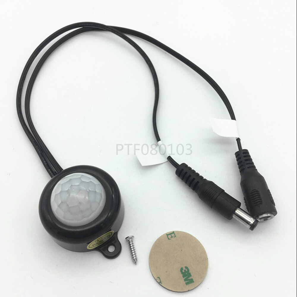 Dc 5-24 V/5A Met Plug Voor Led Strip Menselijk Lichaam Infrarood Pir Motion Sensor Switch Energie -Saving TDL-2025-B Plastic