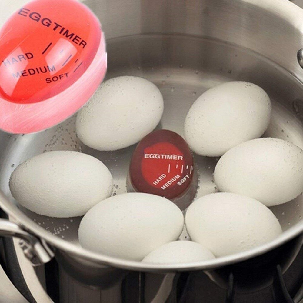 Christmas Egg Perfect Color Changing Timer Yummy Soft Hard Boiled Eggs Cooking Kitchen Eco-Friendly Resin Egg Timer